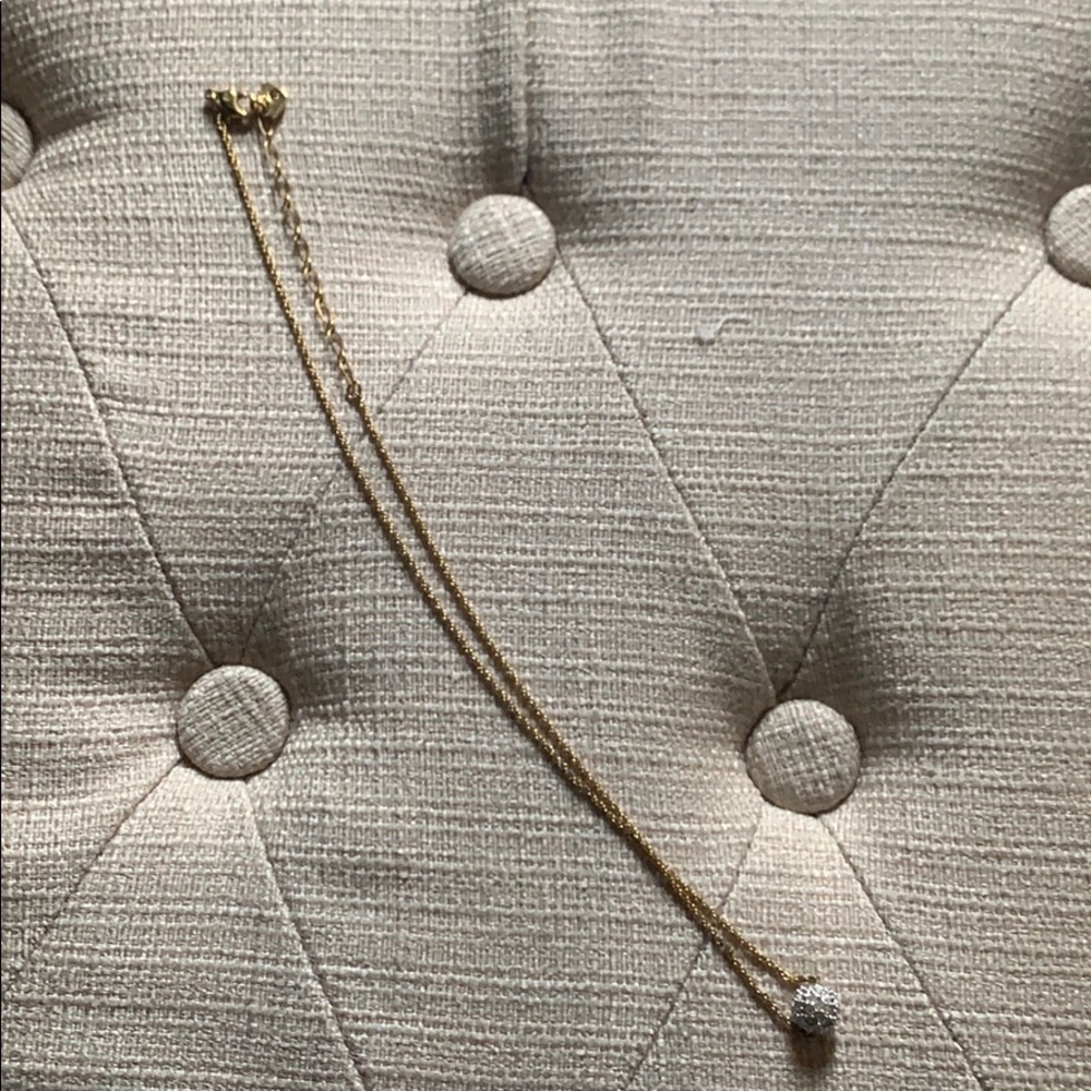 Swarovski white crystal pop necklace